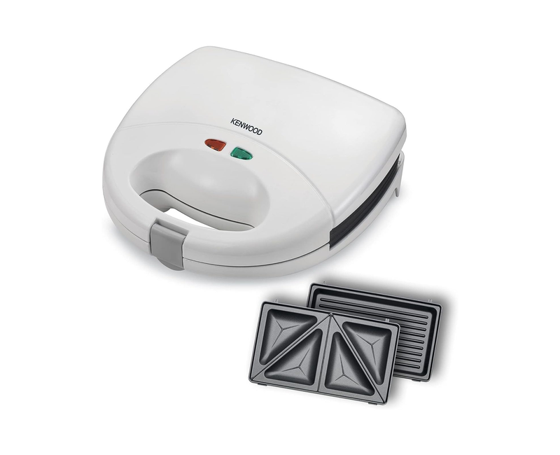 KENWOOD 2 IN 1 2 Slice Sandwich Maker - 2in1 Sandwich C Grill 700W SMP01.A0WH