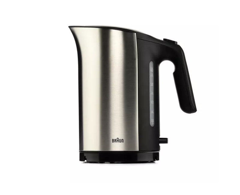 BRAUN Stainless Steel 1.7L Stainless Cordless Concealed 3000W WK5110BK