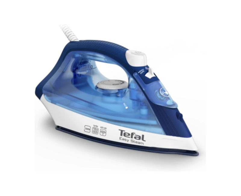 TEFAL STEAM 1200W Spray + Vertical - China 1200W- Blue FV1941M0