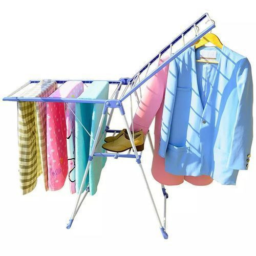 Stainless Steel Clothes Drying Rack/Color May Vary-Blue