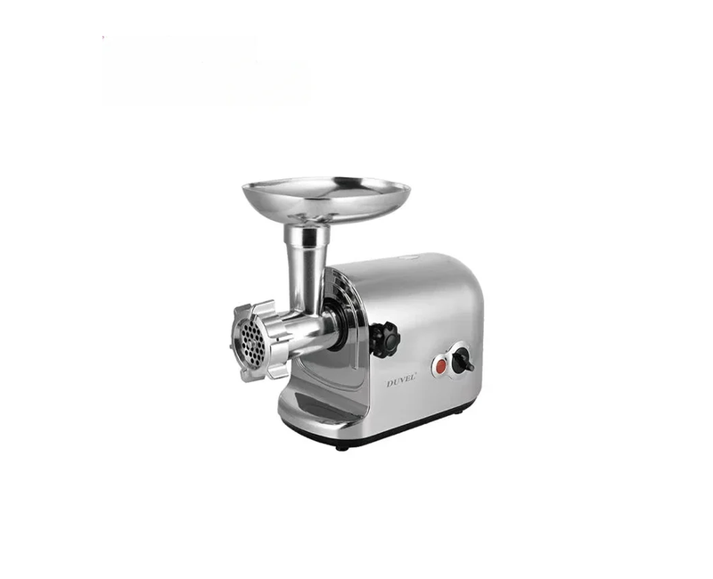 Powerful Meat Grinder Electric, Meat Mincer Machine with Sausages Nozzle, Food Grinder Sausage Maker with 3 Different Cutting Plates, Grind Variety of Poultry Meat, Reverse Function-Silver