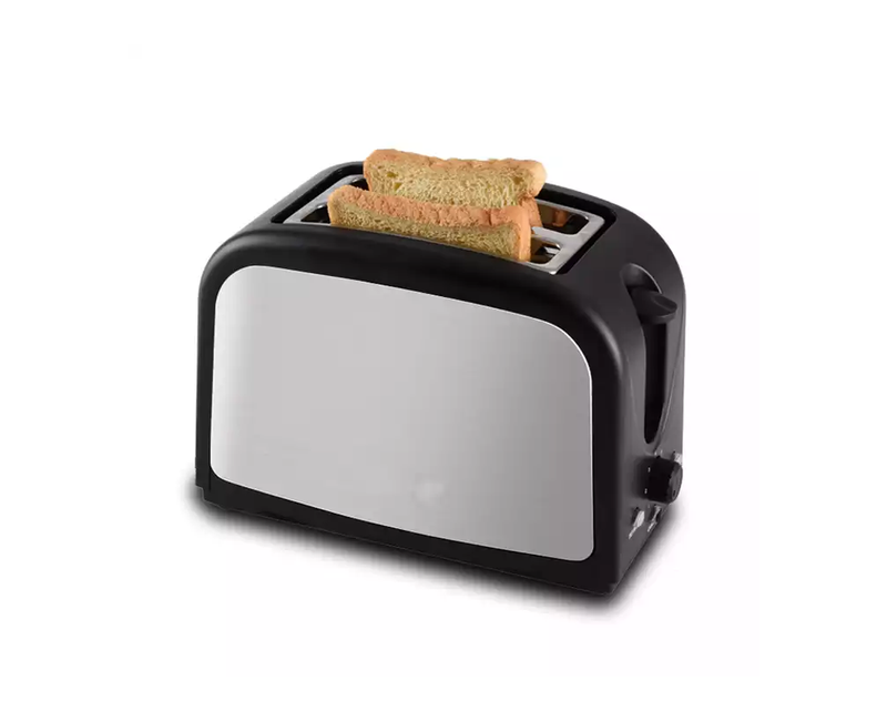 Electric Bread Toaster 2 Slice - Silver Grey 1110588 - Sokany