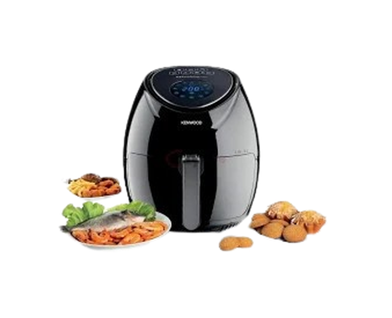 KENWOOD AIR FRYER 3.8L XL CAPACITY - Black 5in1 Fry Grill Broil Roast Bake C Toast 1500W HFP30.000BK