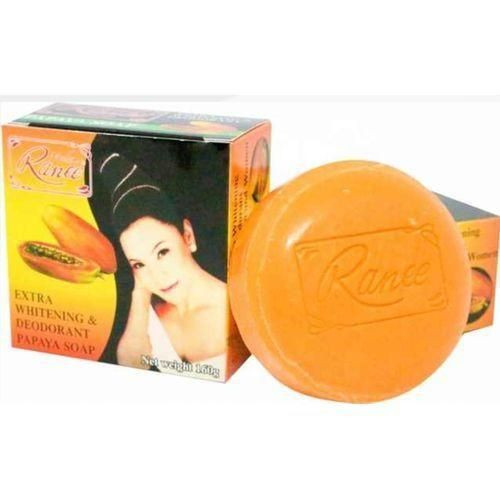 Madam Ranee Extra Whitening & Deodorant Papaya Soap, 160g