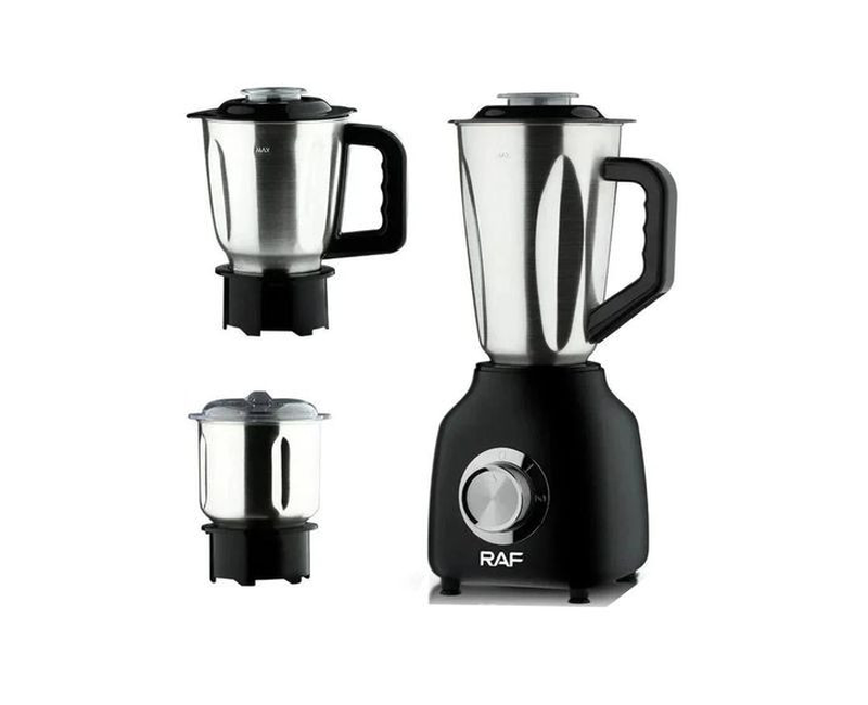 3 In 1 Multifunctional Stainless Steel Blender Grinder And Mill-Silver