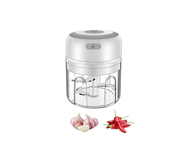 1 Electric Rechargeable Vegetables Cutter-Multicolours