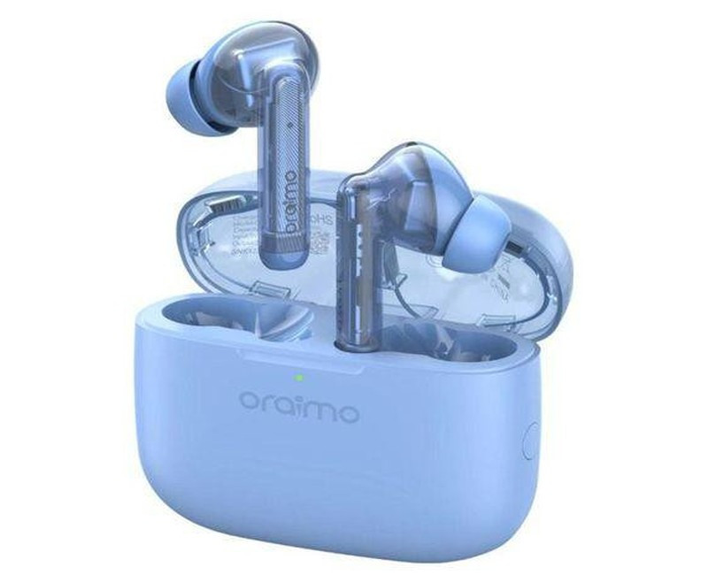 FreePods Lite Earbuds with 40Hr Playtime,Custom EQ modes App, ENC Mic, Waterproof lPX4, BT 5.3 Bluetooth Headset (Ice Lake Blue, True Wireless Earpods)