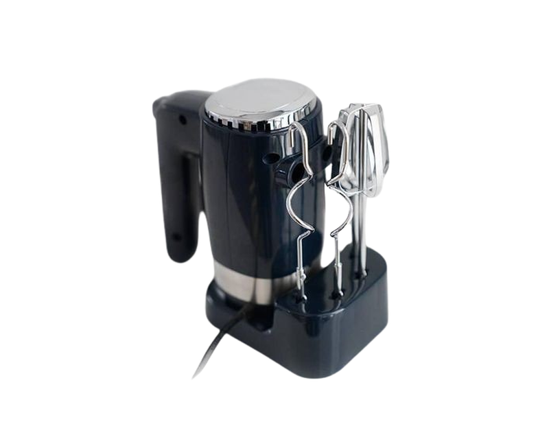 Powerful Handmixer With Hooks And Whisks Plus A Resting Plate-Multicolours