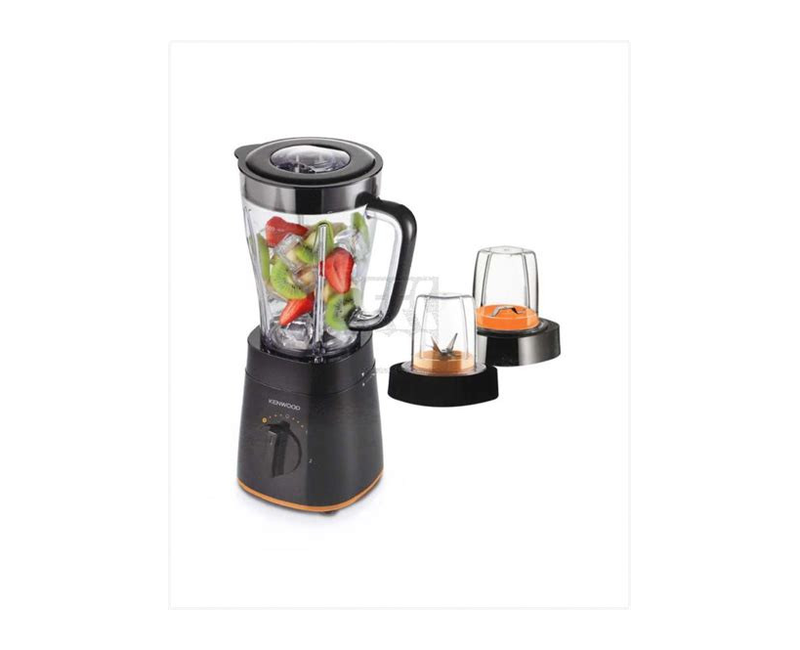 KENWOOD BLENDER 500W 2L Plastic Jug+Grinder+Multimill Attachment+ ice crushing(black) BLP15.360BK