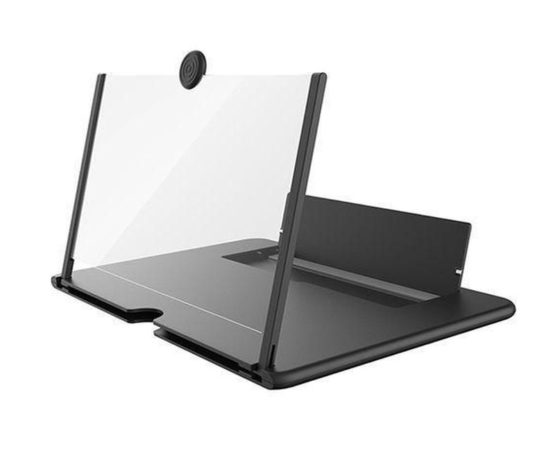 Mobile Phone Screen Magnifier, Amplifier with Holder Stand, Black