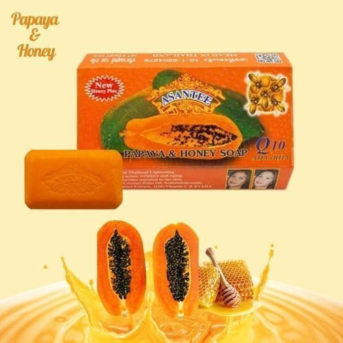Asantee Papaya And Honey Skin Lightening Face And Body Soap-125g