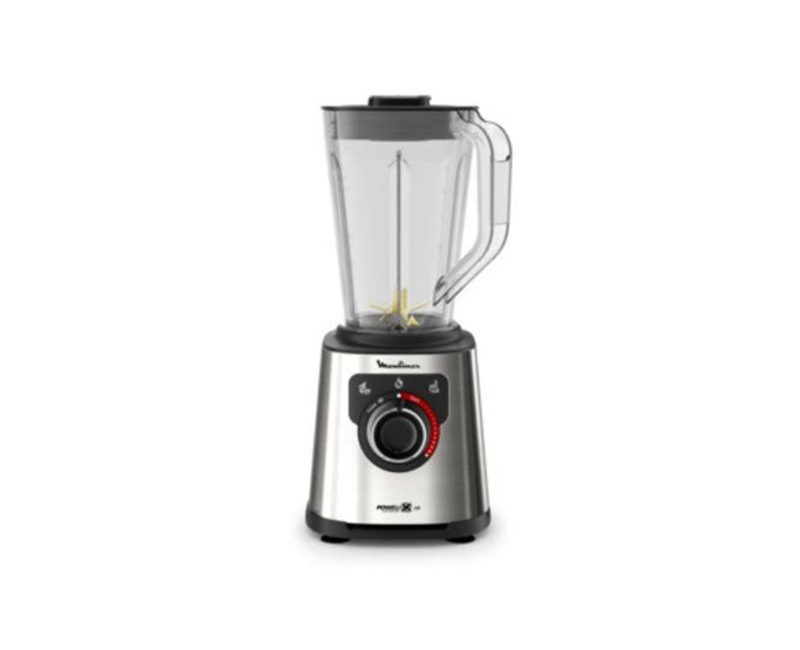 MOULINEX BLENDER 1200W, Plastic Jar Perfectmix, 2.0L Tritan Jar unbreakable, 2 Speed LM88HD27