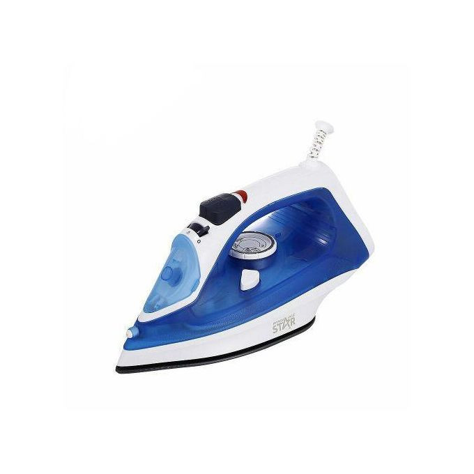 Steam Iron With Dry Ironing Waterspray Vertical Steamer - Blue