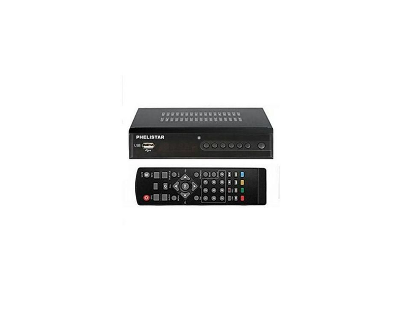 Satellite Receiver Decoder combo S2 And T2-Black