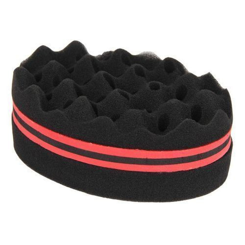 Wave Barber Hair Brush Sponge - Black