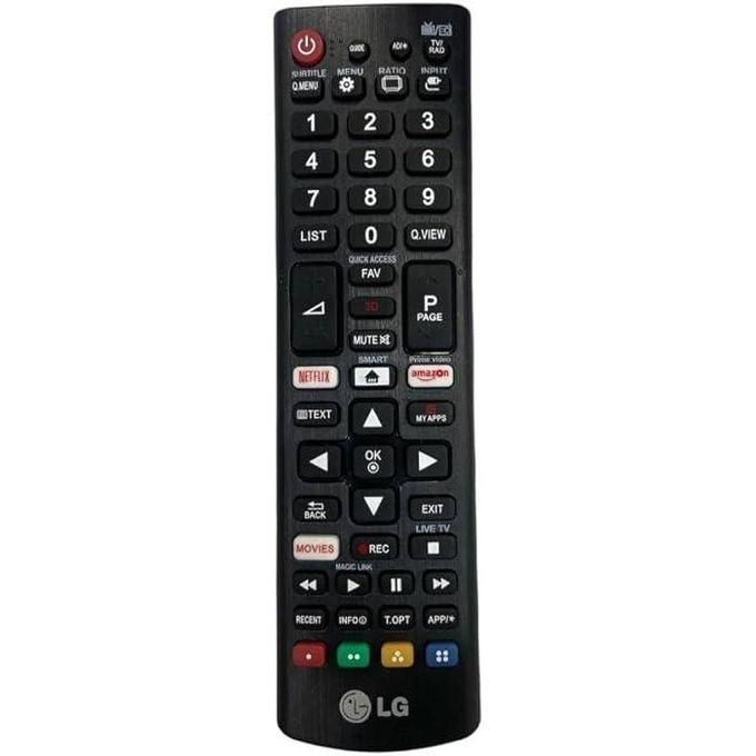 Remote Control Replacement For Smart LED and LCD TVs -Black