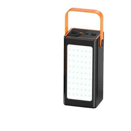 2 In 1 Fast Charging 120000mAh High Performance Powerbank With Flash Light And 4 Cables For Charging Multiple Devices At A Go-Multicolours