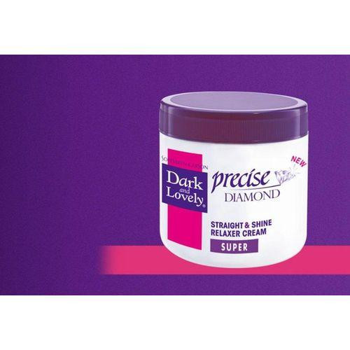 Dark And Lovely Precise Diamond Straight & Shine Relaxer Cream Super