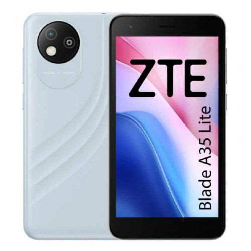 ZTE Blade A35 Core 5'' 32GB ROM 4GB RAM 2000mAh Battery 4G Face Recognition With Free Phone Case(1 Yr Warranty) - Light Blue