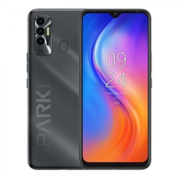 Tecno Spark 7 - 6.5" 4G RAM 64GB ROM 16MP 5000mAh - Black