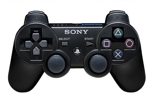 Playstation Ps3 Pad Dualshock 3 Wireless Controller With Free Charging Cable -Black