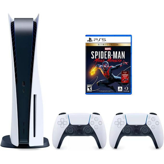 PS5 (Play Station 5 ) console with 5 Games