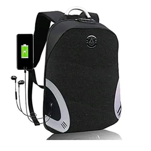 A Good Laptop Bag With Double Zipper Water Proof Material It's Durable It's Strong It Has Hard Body It's Pure Clothe Bag