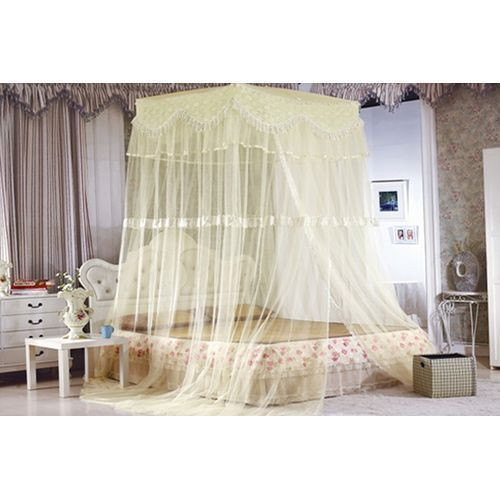 Hanging Square Top Mosquito Net - cream