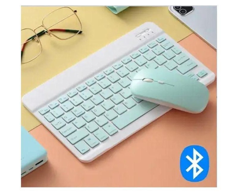 Portable Rechargeable Bluetooth Keyboard & Mouse Combo Set
