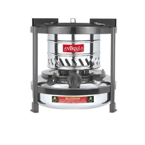 Vikas Mini Kerosene Stove - Silver,Black