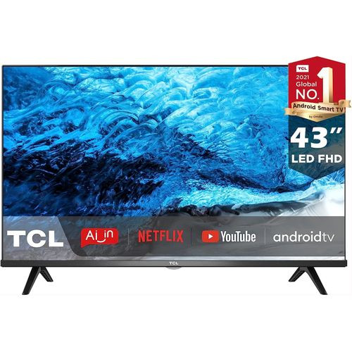 TCL 43 Inch Smart Television With Android Full HD Led Tv With Netflix Youtube And Other Apps-Black