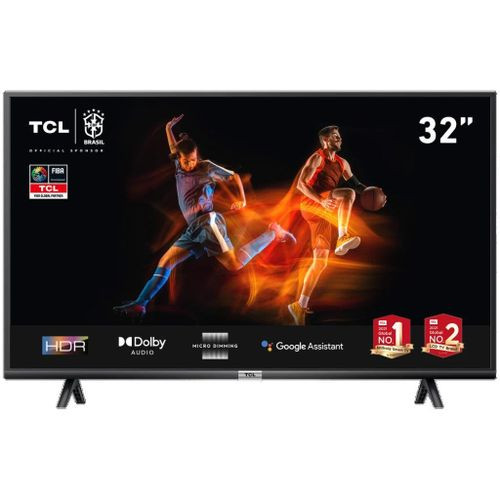 32 Inch Smart Android LED Digital TV, Bluetooth, Youtube, Netflix, Prime Video, Google Play, Chromecast Built-InHDR10, With Inbuilt Free To Air Decoder, Satellite Tuner – Black.