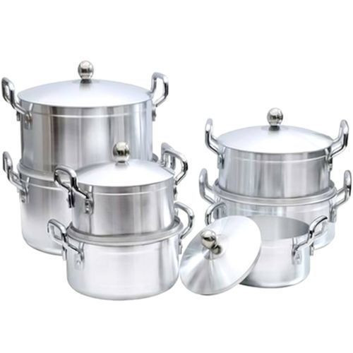Stainless Steel Cookware Set - Silver