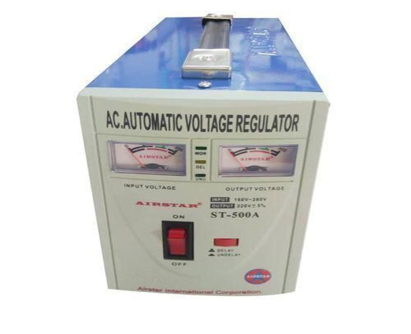 Regulator For Guarding Electric Appliances Such As Laptops Fridges Tvs Speakers From Unstable Voltages-Multicolours