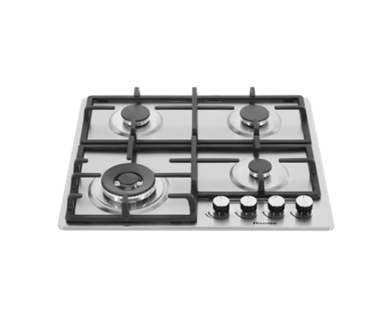 GGC 31026 Gas Hob / 4 Burner/stainless steel Small each