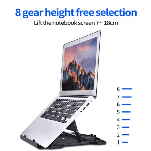 2in1 Laptop Stand With Detachable Phone Holder