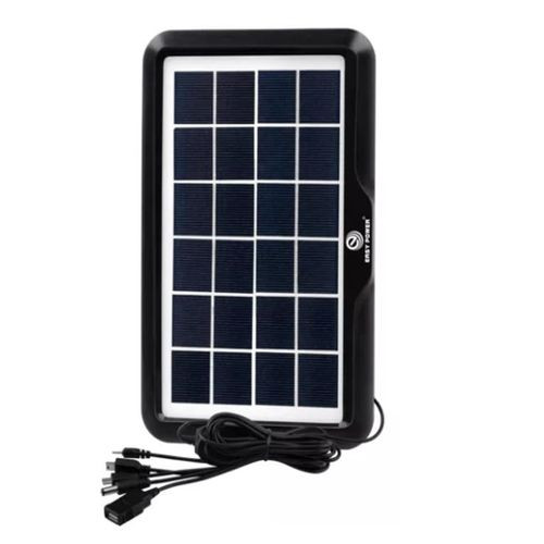 Panel For Charging Solar Devices Sold Without Bulbs-Multicolour