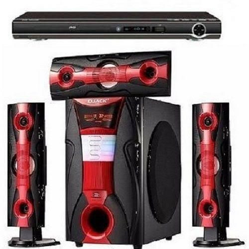 1 DVD Player And 1 Subwoofer Home Theatre Speaker Brand For DVD Varies-Black