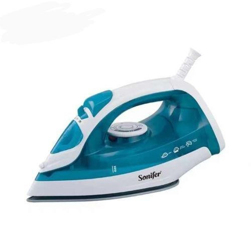 Steam Iron With Ceramic Soleplate-White, Blue