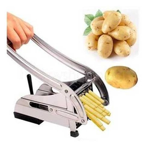 Potato Chipper Cutter Stainless Steel - Silver
