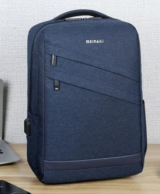 Slim Laptop Backpack with USB Charging Port Computer Bag Fits 14 15 15.6 MacBook Lenovo Hp Laptop ipad
