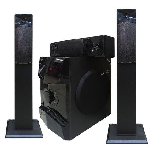 Home Theatre Sound Bar System With Extra Bass And Remote Control-Black