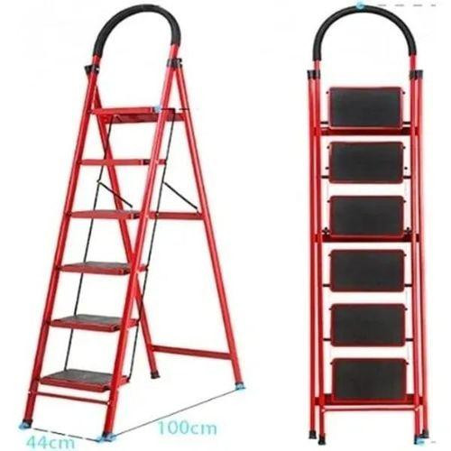 Aluminum ladder 6 Steps - Red