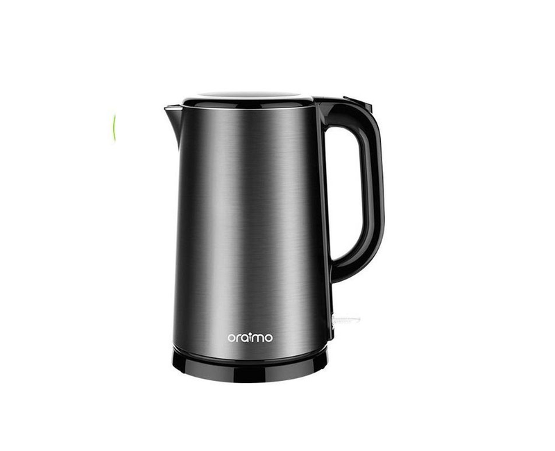 Electric Stainless Steel Double-wall Design Precise Temperature Control Water Boiling Smart Kettle 1.7L Full Metal Liner Jar Pot- Multicolor oraimo