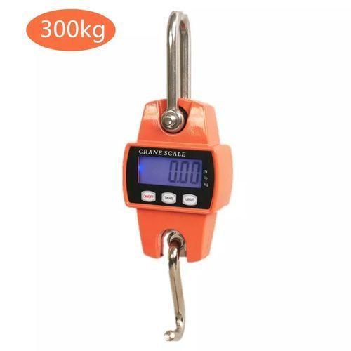 300 Kgs Cast Iron Weighing Scale With Clear Digital Screen-Orange Blue