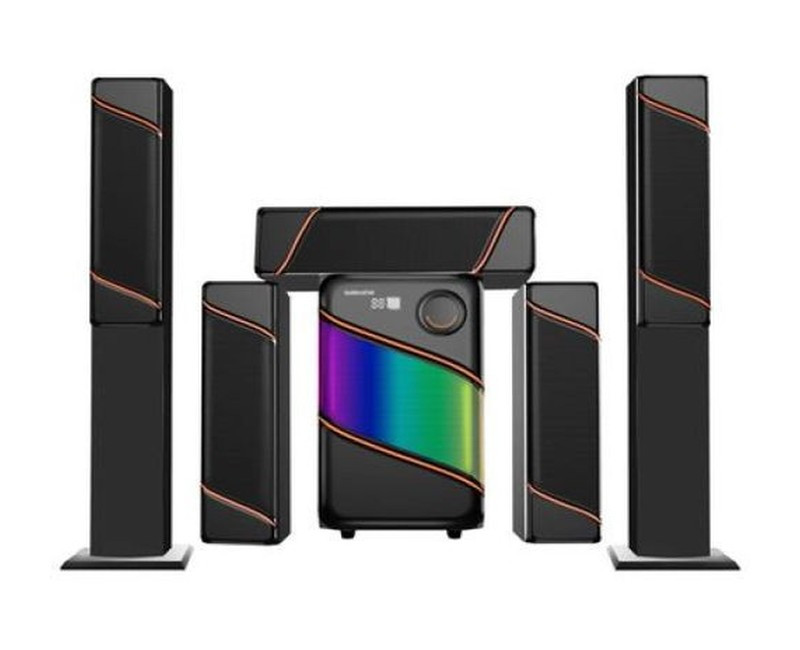 5.1 Hometheatre Sound System With Very Clear Sound-Black