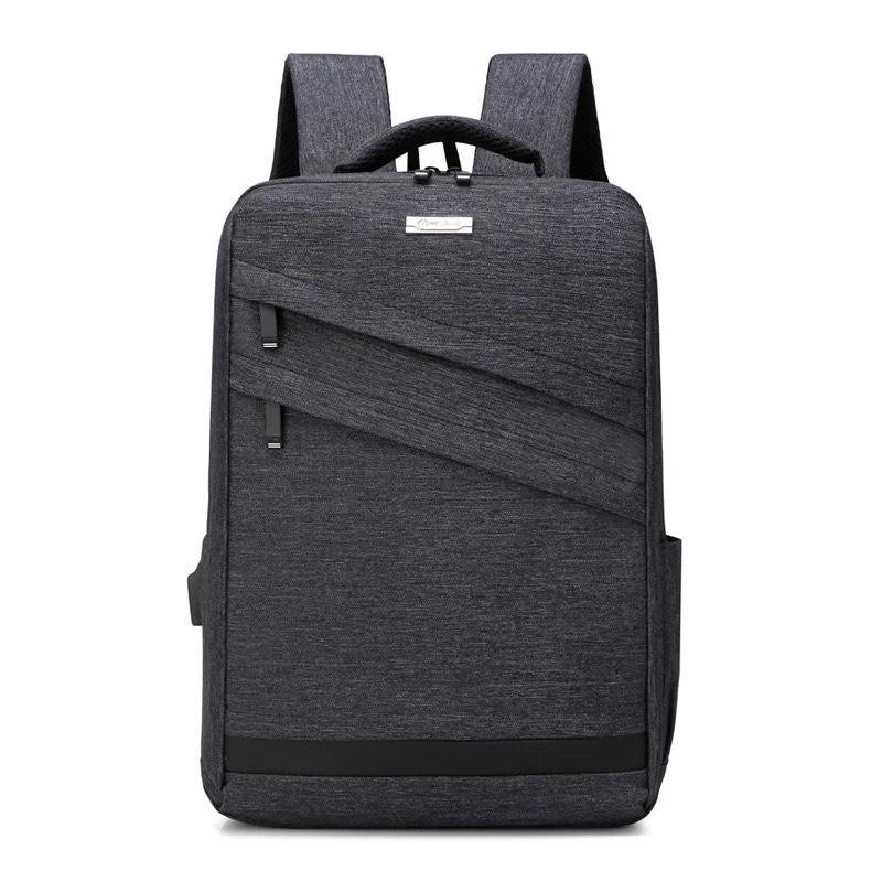 Slim Laptop Backpack with USB Charging Port Computer Bag Fits 14 15 15.6  Laptop ipad