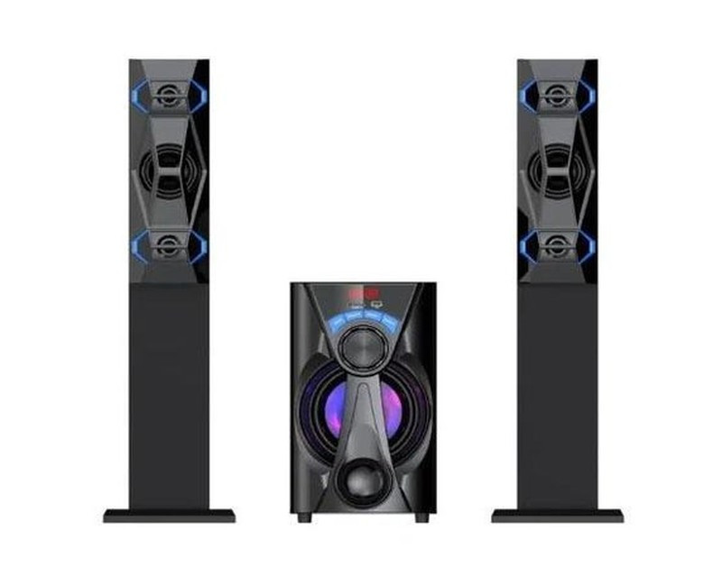 Super Digital Audio Subwoofer System With Remote And Extra Bass-Black