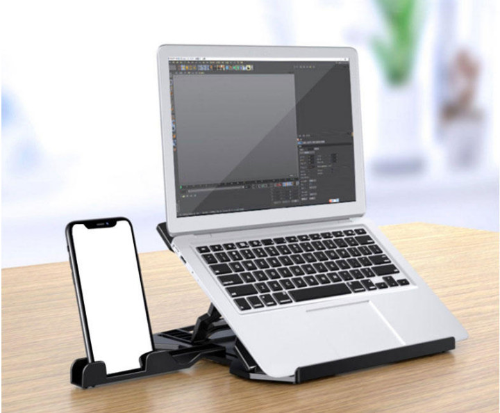 Laptop Stand with Phone Holder (Dell, Hp, MacBook, Lenovo)