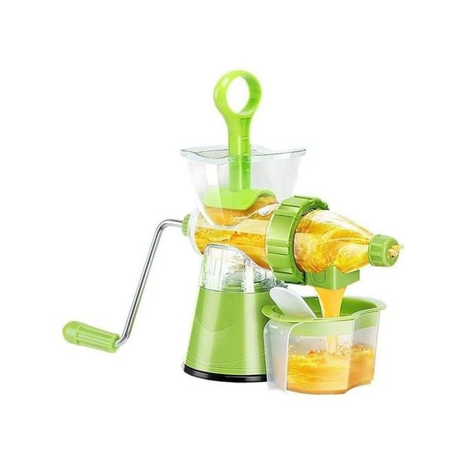 Manual Juicer Fruits And Vegetable Blender -Green